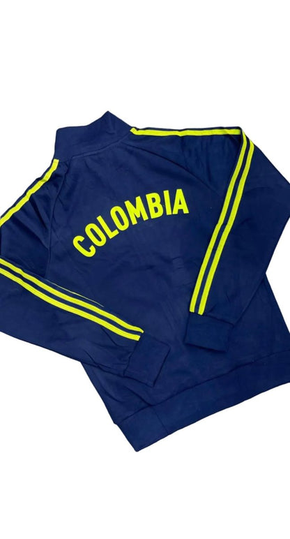 Sudadera Colombia Azul - Velocity Savage