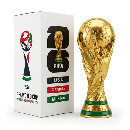 Trofeo Mundial 2026 Tamaño Real Replica Original Versión Jugador y Fan - Calidad 1:1 | Velocity Savage