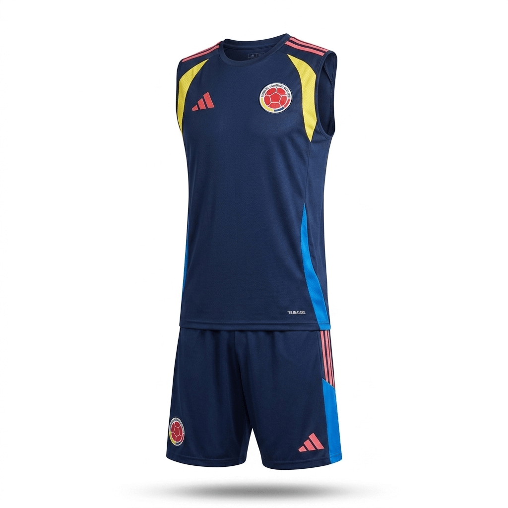 Uniforme Entrenamiento Colombia 2026 Azul Calidad 1:1 Velocity Savage
