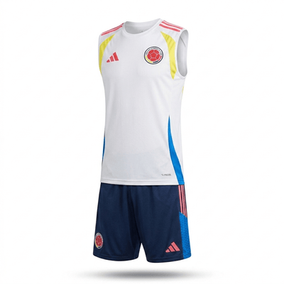Uniforme Entrenamiento Selección Colombia 2026 Blanco Calidad 1:1 Velocity Savage