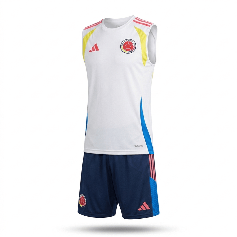 Uniforme Entrenamiento Selección Colombia 2026 Blanco